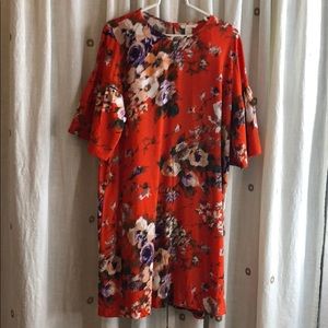 H&M Floral print sheath dress